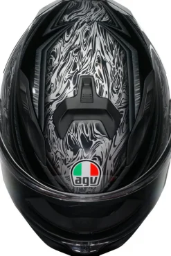 AGV K7 Damascus Black/Silver><noscript><img width=