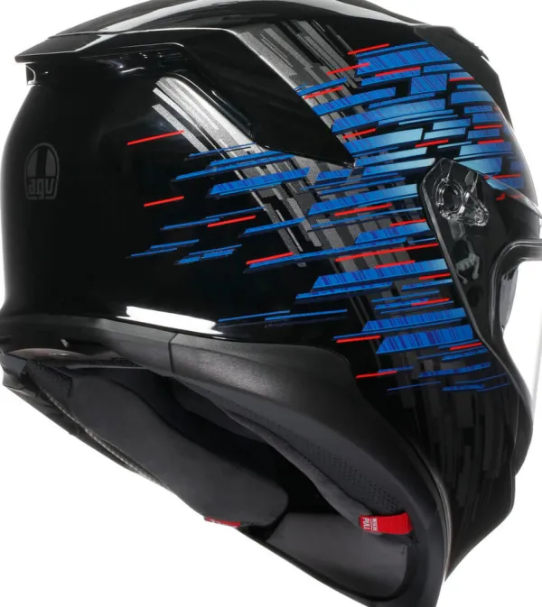 AGV K7 Genisys Matt Black/Blue/Grey> Integraalhelmen|Helmen Met Zonnevizier