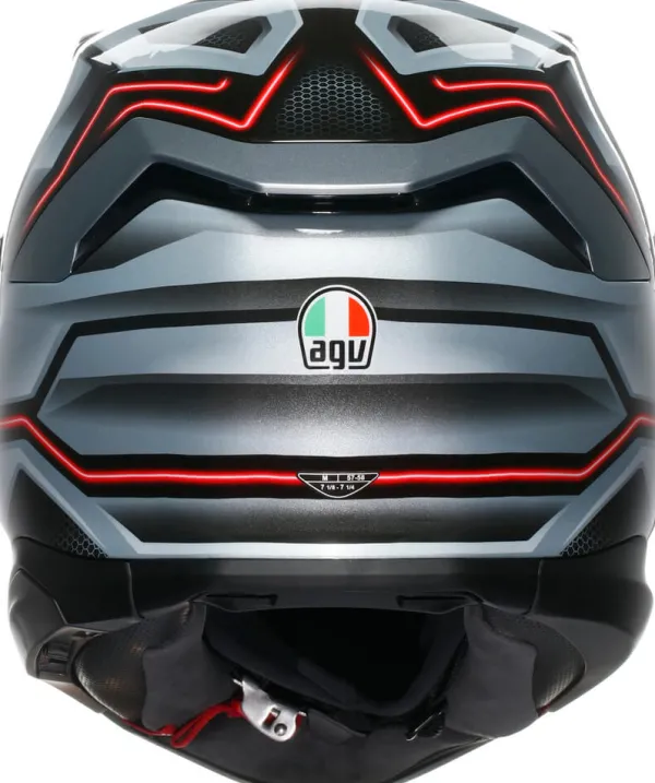 AGV K7 Jaeger Black/Silver> Integraalhelmen|Helmen Met Zonnevizier