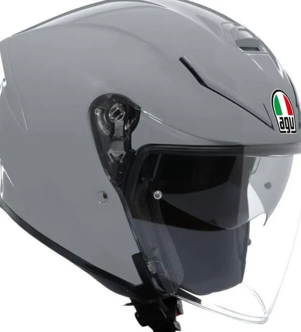 AGV K5 Jet Evo Mono Nardo Grey 001> Jethelmen|Helmen Met Zonnevizier