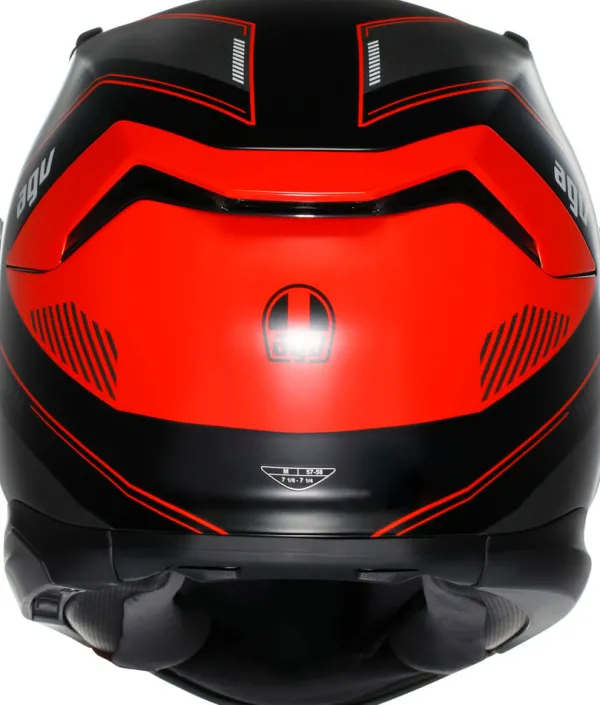 AGV K7 Kyber Matt Black/Red> Integraalhelmen|Helmen Met Zonnevizier