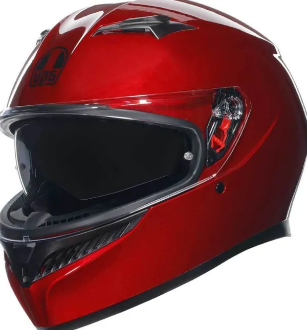 AGV K3 2023 Mono Competizione Red> Integraalhelmen|Helmen Met Zonnevizier