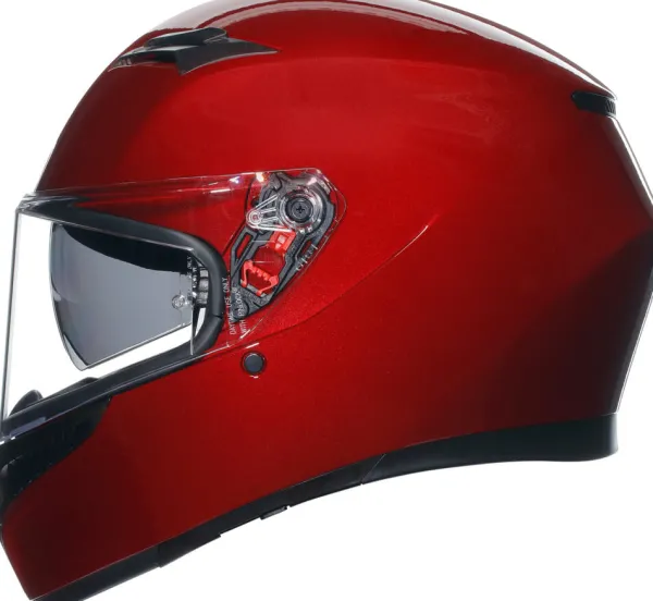 AGV K3 2023 Mono Competizione Red> Integraalhelmen|Helmen Met Zonnevizier