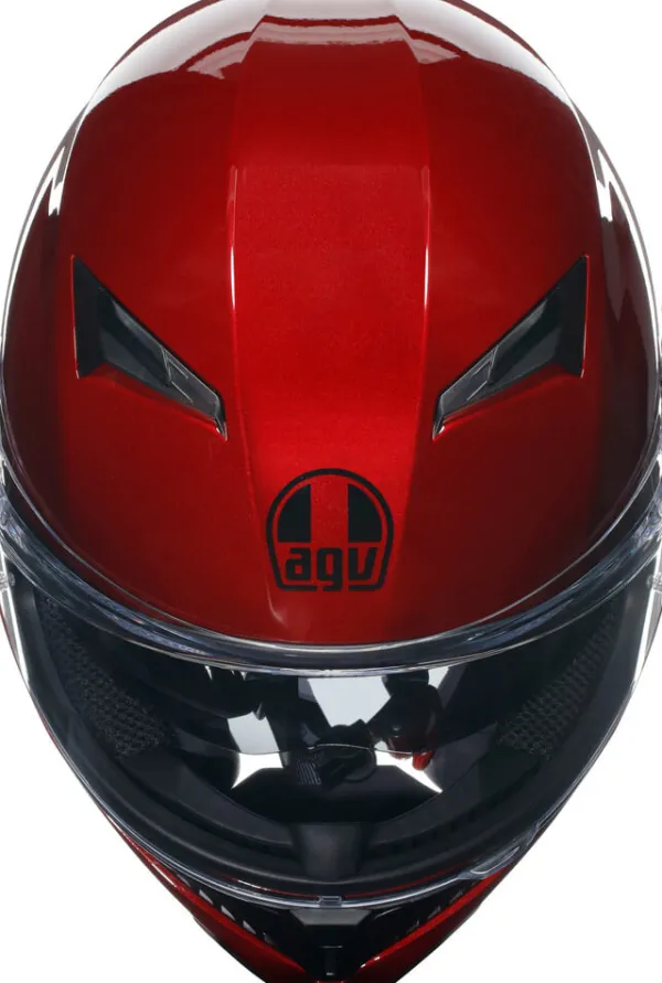 AGV K3 2023 Mono Competizione Red> Integraalhelmen|Helmen Met Zonnevizier