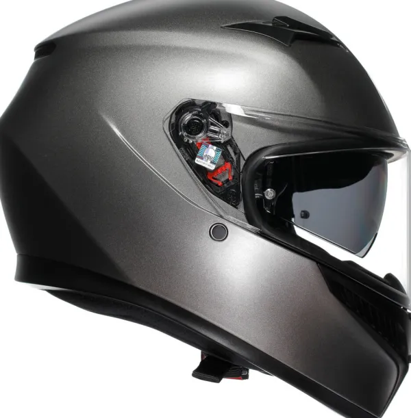 AGV K3 2023 Mono Matt Luna Grey> Integraalhelmen|Helmen Met Zonnevizier