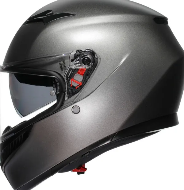 AGV K3 2023 Mono Matt Luna Grey> Integraalhelmen|Helmen Met Zonnevizier