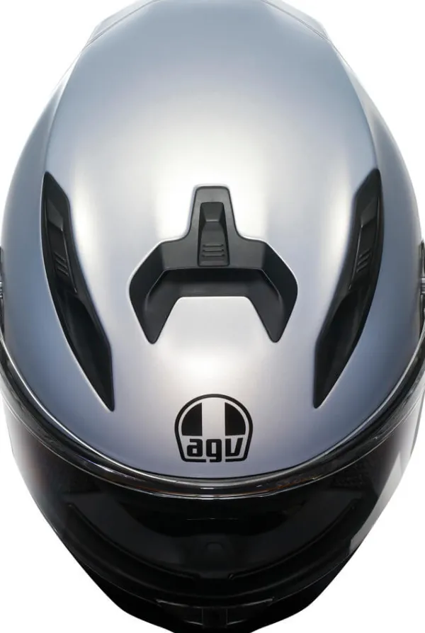 AGV K7 Mono Matt Prisma Silver> Integraalhelmen|Helmen Met Zonnevizier