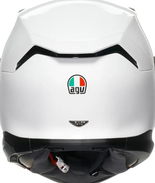 AGV K7 Mono White> Integraalhelmen|Helmen Met Zonnevizier