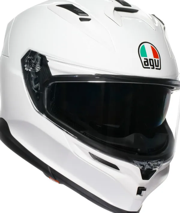 AGV K7 Mono White> Integraalhelmen|Helmen Met Zonnevizier