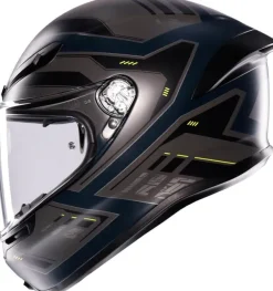 AGV K6 S Enhance Matt Grey/Yellow Fluo 022> Integraalhelmen|Race Helmen