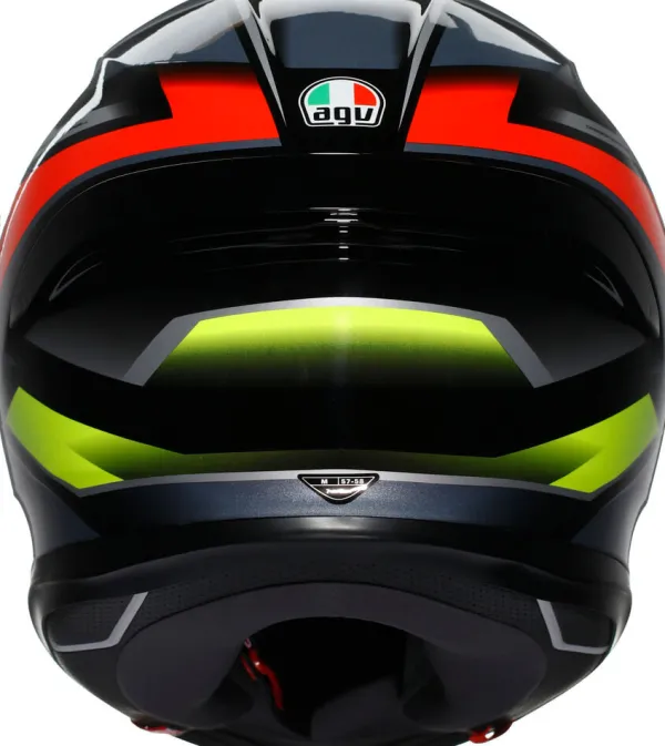 AGV K6 S Erazer Black/Red/Yellow Fluo> Integraalhelmen|Race Helmen