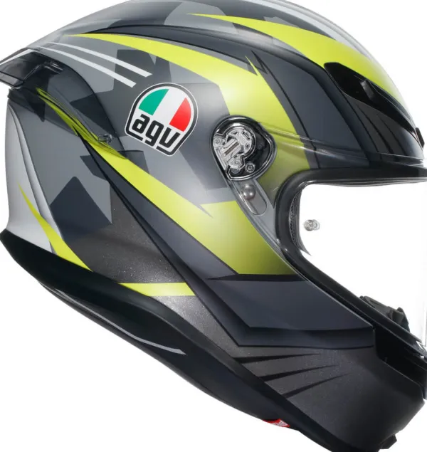 AGV K6 S Excite Matt Camo/Yellow Fluo> Integraalhelmen