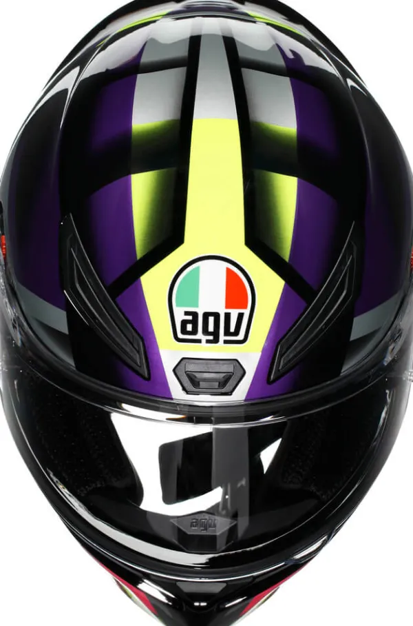 AGV K1 S Fastlap Black/Purple/Pink> Integraalhelmen|Race Helmen