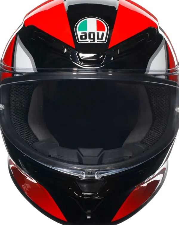 AGV K6 S Hyphen Black/Red/White> Integraalhelmen