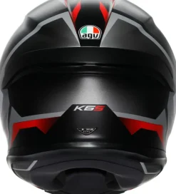 AGV K6 S Karve Matt Black/White/Red> Integraalhelmen|Race Helmen