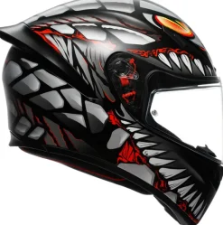 AGV K1 S Lyzard Matt Black/Grey/Red><noscript><img width=