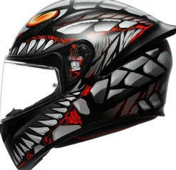 AGV K1 S Lyzard Matt Black/Grey/Red><noscript><img width=
