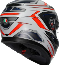AGV K3 2023 Space Matt White/Red Fluo><noscript><img width=