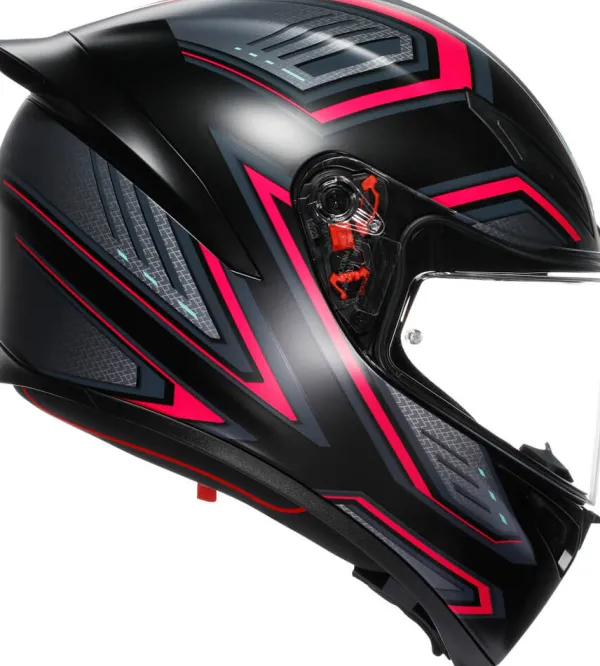 AGV K1 S Sling Matt Black/Pink> Integraalhelmen|Race Helmen