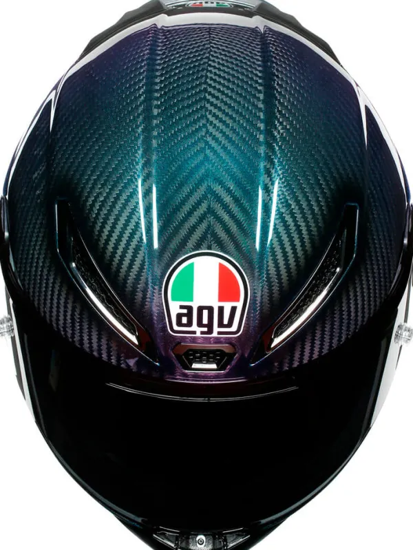 AGV PISTA GP RR Mono Iridium Carbon> Integraalhelmen|Carbon Helmen