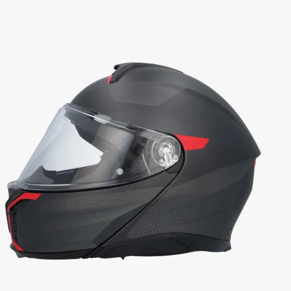 AGV Tourmodular Frequency Matt Gunmetal/Red 005> Systeemhelmen