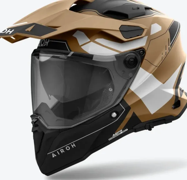 Airoh Commander 2 Reveal Black/Brown> Adventure Helmen|Integraalhelmen