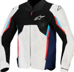 Alpinestars Ast V3 Air Motorjas Silver/Deep Blue/Bright Red><noscript><img width=