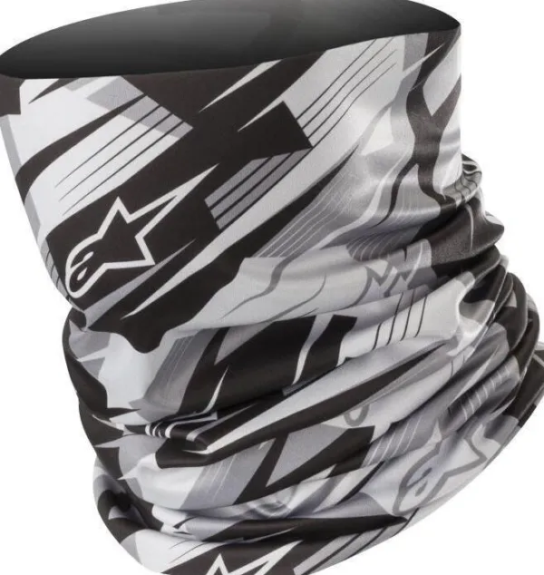 Alpinestars Blurred Neck Tube Black Anthracite 104> Nekwarmers En Windcollars