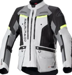 Alpinestars Bogota' Pro Drystar Motorjas Ice Gray Dark Gray Yellow Fluo 9195> Motorjassen
