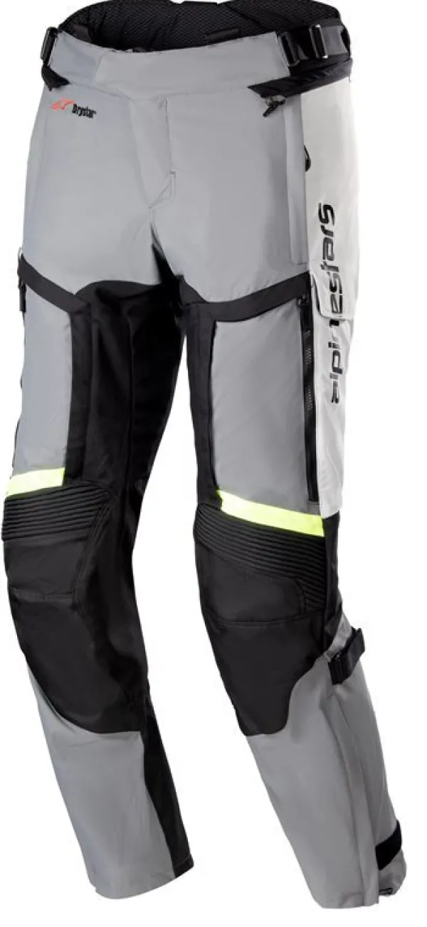 Alpinestars Bogota' Pro Drystar Motorbroek 4 Seasons Ice Gray Dark Gray Yellow Fluo 9195> Motorbroeken