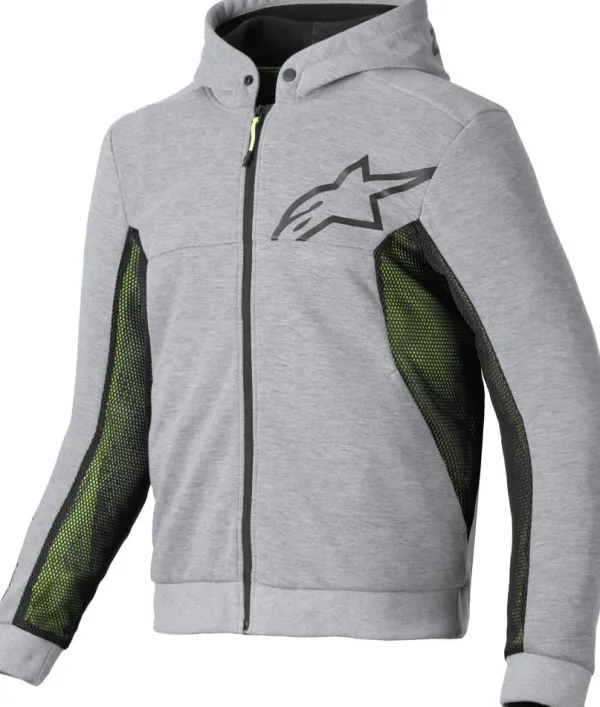Alpinestars Chrome Air Sport Motorhoodie Gray Heather Black 9196> Motorhoodies|Motorjassen