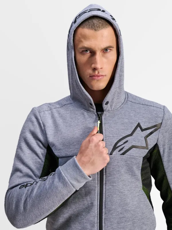Alpinestars Chrome Air Sport Motorhoodie Gray Heather Black 9196> Motorhoodies|Motorjassen