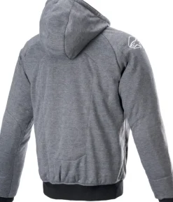Alpinestars Chrome Motorhoodie Melange/Dark Gray/White 9162> Motorhoodies|Motorjassen