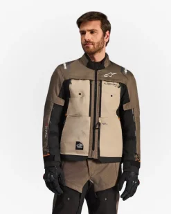 Alpinestars Cusco Drystar® Motorjas Walnut/Aluminum/Black><noscript><img width=