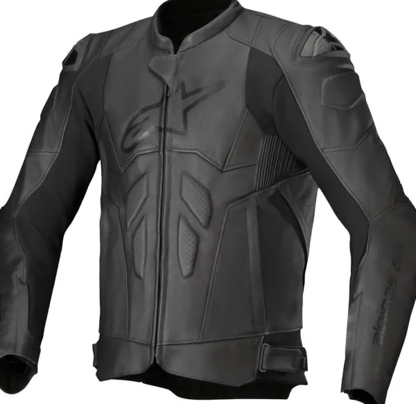 Alpinestars Dusk Motorjas Leather Black 10> Motorjassen