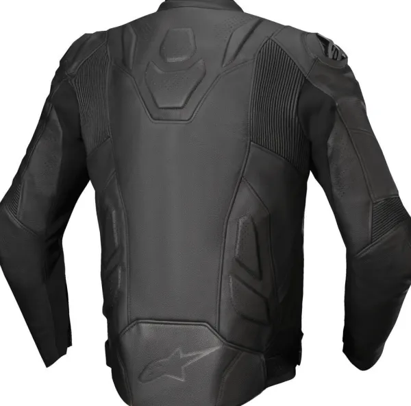 Alpinestars Dusk Motorjas Leather Black 10> Motorjassen