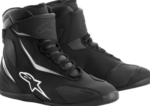 Alpinestars Fastback-2 Drystar Shoes Black White 12>Heren Heren Motorschoenen
