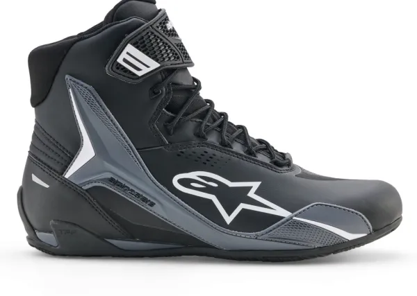 Alpinestars Faster-4 Drystar Shoes Black Cool Gray White 1471>Heren Heren Motorschoenen