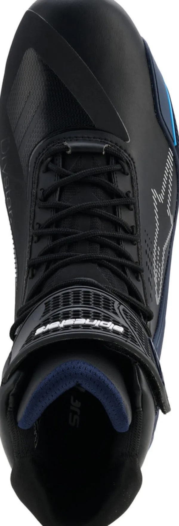 Alpinestars Faster-4 Drystar Shoes Black Night Navy Cyan 1571>Heren Heren Motorschoenen