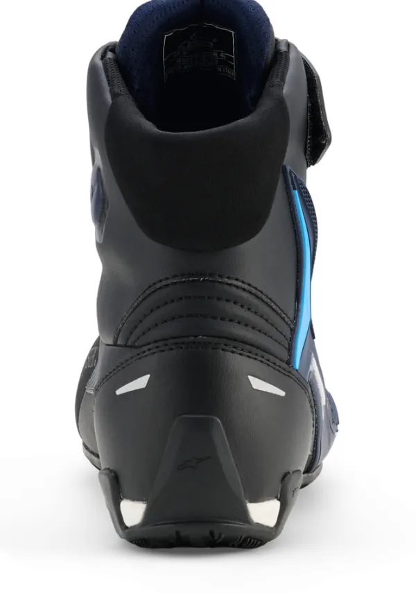 Alpinestars Faster-4 Drystar Shoes Black Night Navy Cyan 1571>Heren Heren Motorschoenen