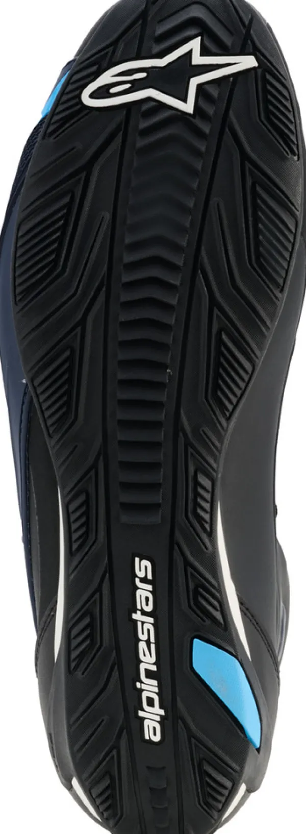 Alpinestars Faster-4 Drystar Shoes Black Night Navy Cyan 1571>Heren Heren Motorschoenen