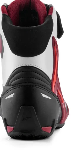 Alpinestars Faster 4 Shoes Black White Dark Red 1299>Heren Casual Motorschoenen|Heren Motorschoenen