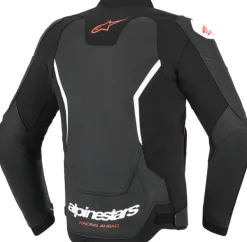 Alpinestars Gp Force V2 Leather Motorjas Black White 12> Motorjassen