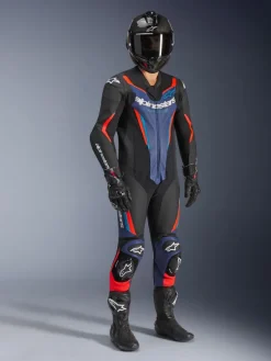 Alpinestars Gp Force V2 Leather Suit 1 Pc Black/Blue/Red Fluo><noscript><img width=