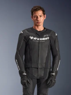 Alpinestars Gp Force V2 Leather Suit 2 Pc Racepak Black><noscript><img width=