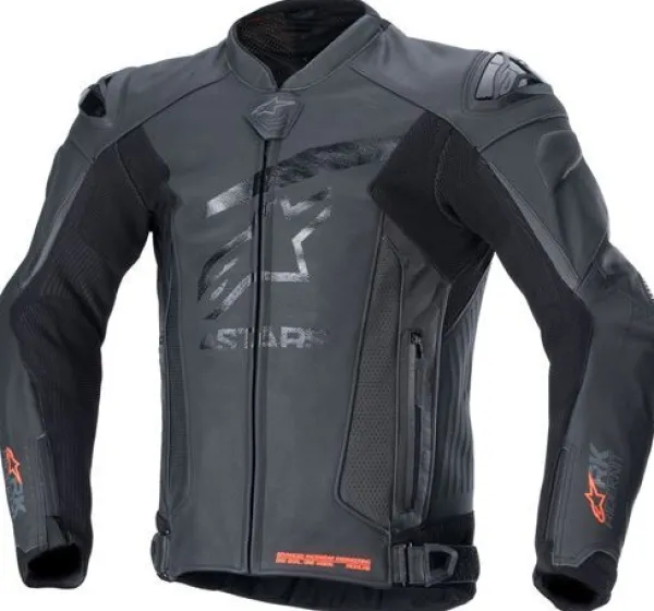 Alpinestars GP Plus R V4 Rideknit Leather Motorjas Black Black 1100> Motorjassen