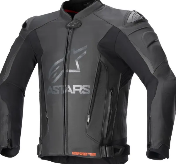 Alpinestars Gp Plus V4 Leather Jacket Black Black 1100> Motorpakken
