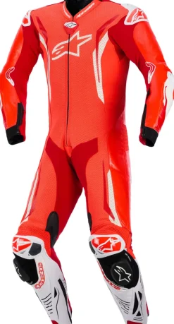 Alpinestars Gp Tech V5 1 Pc Lth Suit Racepak Red Fluo/Bright Red/White><noscript><img width=
