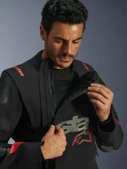 Alpinestars Halo Pro Ds Xf Laminated Motorjas Black Dark Shadow 1065><noscript><img width=