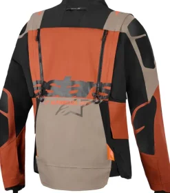 Alpinestars Halo Pro Ds Xf Laminated Motorjas Walnut Rust Black 9279> Motorjassen